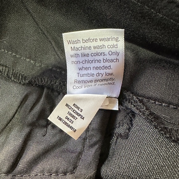 NWT Croft & Bartow Effortless Stretch pull on bootcut pants SZ 16 - Picture 6 of 6